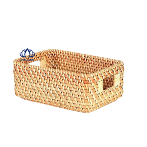 [VENTE CHAUDE] |   Panier en rotin tressé à la main, boîte de rangement pour cuisine, garde-manger, fruits, pain, organisateur de présentation, Vietnam - Product Image 4