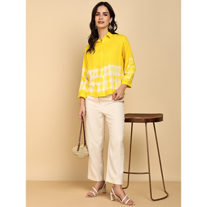 Camisa de satén elegante de alta calidad para mujer, ideal para fiestas y eventos nocturnos, de fabricante indio a precio de mayoreo. - Product Image 6
