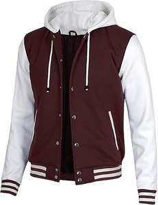 Chaqueta Deportiva Negra para Hombre de Alta Calidad, Estilo Vintage, con Bordado Personalizado, Parches con Logotipo DTF, Estilo Béisbol - Product Image 1