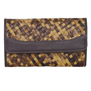 Bolso de mano de cuero suave tejido a mano para mujer, bolso de mano horizontal trenzado para mujer, fabricante mayorista de la India - Product Image 3