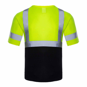 Camiseta de Seguridad Reflectante Gris Unisex con Bolsillo, Ropa de Trabajo de Alta Visibilidad, Resistente al Agua, Transpirable, Certificación CE, Detección de Agujas - Product Image 1
