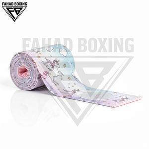 Vendas de Boxeo Glitter Star Junior, Color Rosa y Morado, Elásticas, con Holograma, de Algodón Resistente, Accesorios de Entrenamiento - Product Image 2