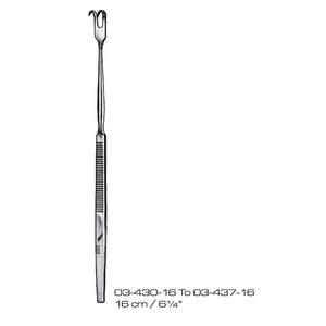Écarteur chirurgical 16 cm (6¼ po) manuel, instrument de classe I en acier inoxydable réutilisable pour opérations chirurgicales hospitalières - Product Image 5