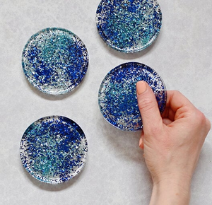 Epoxy Resin Coaster Supplies Home or Makes a Great Gift Coaster With Coaster Holder manufacture <b>Cheap</b> price - Product Image 3