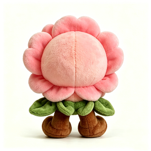 Lindo peluche de flor sonriente, adorable muñeco de peluche floral antropomórfico, regalo de San Valentín, suave juguete de peluche con forma de planta - Product Image 2