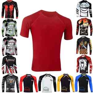 Chemise de compression à bas prix, design personnalisé, impression par sublimation, manches longues, prix abordable, grande taille, chemise de compression pour homme, OEM - Product Image 4