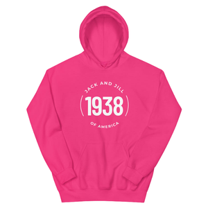 Sweat-shirt à capuche unisexe rose vif en molleton doux à manches longues avec poche kangourou, vêtement décontracté d'hiver, streetwear tendance - Product Image 1