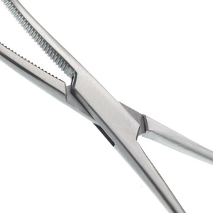 Pinces Rochester Pean 16 cm en acier inoxydable, instrument chirurgical hémostatique de serrage, versions droites et courbées disponibles, manuel inclus - Product Image 6