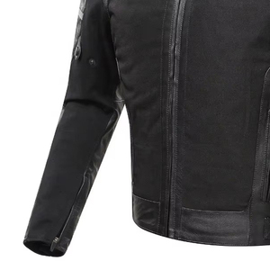 Chaqueta de Motociclista de Cuero con Logotipo Personalizado de Alta Calidad, Impresión Digital Ignífuga, para Hombre, Talla y Color Personalizables, para Exteriores - Product Image 3