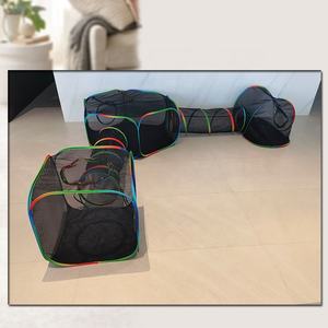 Tienda de Campaña para Conejos con Túnel 5 en 1, Tienda de Campaña Portátil Grande para Conejos con Tubo, Recinto para Mascotas para Gatos, Gatitos y Cobayas - Product Image 4