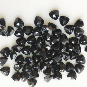 Espinela Negra Natural de 6MM, Corte Trillón, Gema Suelta de la Mejor Calidad para Joyería, Gemas de Red Mountain - Product Image 3