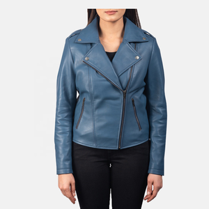 Chaqueta de Piel de Oveja para Mujer, Última Moda, Transpirable, Antiarrugas, Impermeable, Ecológica, de Primera Calidad, Ligera, con Rayas Invernales - Product Image 3