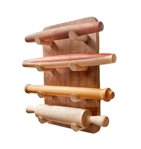 Rodillo para Roti, Utensilios de Cocina Más Vendidos, Proveedor de Accesorios de Cocina, Rodillo para Masa de Chapati de Madera de Bambú - Product Image 3