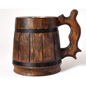 Tasse à thé et soucoupe en bois écologiques pour les boissons, pour les collections de cadeaux - Product Image 1