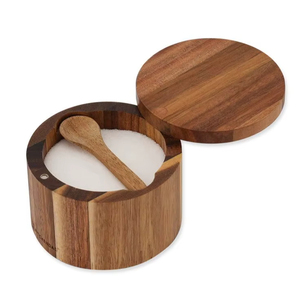 Salero y Pimentero de Madera de Alta Calidad, Gran Tamaño, Ecológico, Apto para Lavavajillas, Diseño Admirable, Contenedor de Almacenamiento para Cocina - Product Image 1