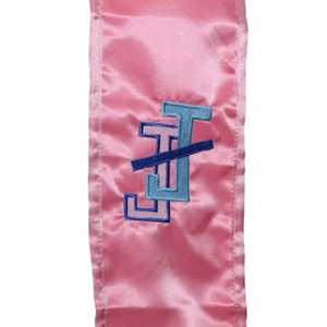 Écharpe de Cérémonie Personnalisable en Satin Brodé Jack and Jill pour Remise de Diplôme, Fraternité Universitaire et Sororité - Product Image 2