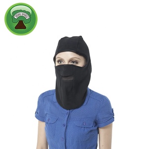 Cache-cou unisexe en nylon noir pour masque de ski sportif - Product Image 1