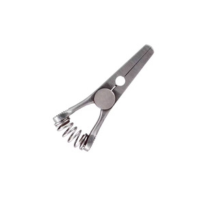 Pinza Quirúrgica Hosanna Tipo Bulldog de Acero Inoxidable, Instrumento Quirúrgico Manual con Ajuste de Resorte, Curva y Recta - Product Image 2