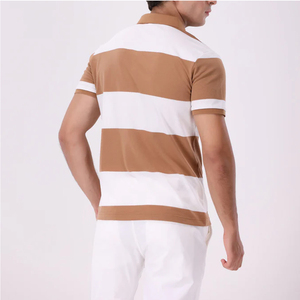 Chemises polo pour hommes, nouvelle conception, impression de logo personnalisée, couleur unie, qualité supérieure, coupe classique, vêtements décontractés pour le golf. - Product Image 2