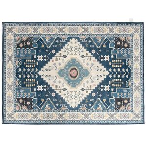 Tapis d'intérieur en polyester à poils ras, motif persan, tufté, rembourré, pour chambre à coucher - Product Image 6