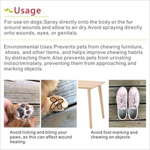 Spray Antilamido y Antipicaduras Natural y Ecológico de PVC para Perros y Gatos X2, Spray Antipulgas y Garrapatas con Aroma Floral / Desodorante para Mascotas - Product Image 6