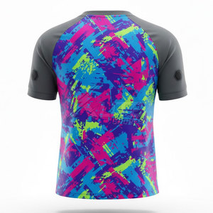 Maillot de gardien de but personnalisé à manches courtes pour équipe – Tenue professionnelle d'entraînement et de match respirante et anti-humidité, grandes tailles, 100 % coton - Product Image 3