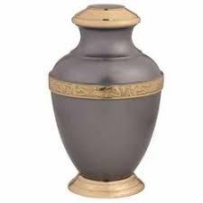 Elegant Brass Cremation Urn for Ashes <b>Memorial</b> <b>Keepsake</b> Funeral Urn with Secure Lid - Product Image 4