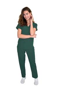 Wholesale Unisex <b>Doctor</b> Nurse Medical Scrubs Uniform <b>Set</b> Surgical Hospital Jogger Pants Top Custom Logo Premium Quality Needle - Product Image 2