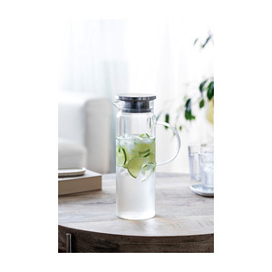 Fresh Water Pitcher With Stainless Steel Lid And Handle For <b>Tea</b> And Fruit <b>Infusion</b> - Product Image 2