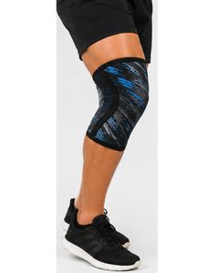 Custom Logo Sublimation Print Knee Compression Sleeve Elastic Wool Sports Support <b>Brace</b> Pads Gym Weightlifting Soft Training - Product Image 4