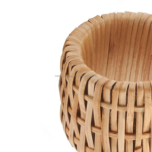 Servilletero de ratán tejido duradero ecológico, servilletas, almacenamiento de pan, decoración de boda, cesta de flores para mesa de comedor de fiesta - Product Image 6