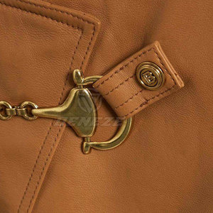 Jupes en cuir respirantes, légères et à séchage rapide, en stock, vente chaude, fabriquées au Pakistan, jupes en cuir pour femmes - Product Image 6