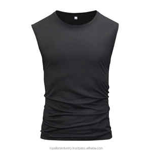Camiseta informal para hombre personalizada de fábrica, camisetas sin mangas para gimnasio, camisetas sin mangas para hombre - Product Image 5
