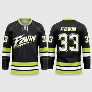 เสื้อทีมฮอกกี้ Custom Force 2 Win แบบพิมพ์ลายดิจิทัล โพลีเอสเตอร์ แขนยาว ระบายอากาศได้ดี ซับเหงื่อ สายรัดปรับได้ คอกลม - Product Image 5