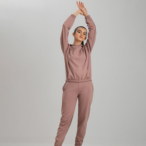 Conjunto Deportivo de Invierno para Mujer, con Capucha, de Forro Polar, Diseño Único Estampado, Transpirable, de Secado Rápido, Tallas Grandes, 100% Algodón - Product Image 2