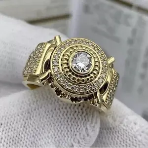 Bague de mariage pour femme Tishya Diamond 2,30 carats en moissanite véritable taille ronde, argent sterling plaqué or - Product Image 6