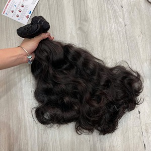 Extensiones de cabello humano vietnamita de todas las longitudes, doble trama, listas para enviar, onduladas naturales, listas para enviar - Product Image 4