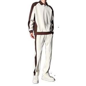 Chándal Impresión personalizada Logotipo de la marca Sudaderas con capucha Pantalones Conjuntos de dos piezas Chándal de hombre Trajes de chándal - Product Image 1