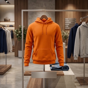 Sudadera con Capucha Unisex Lisa, Sudadera de Forro Polar Suave, Ropa Informal de Invierno para Calle - Product Image 4