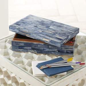 Natural Buffalo Horns Decorative <b>Storage</b> <b>Box</b> for Tableware Jewelry Dry Fruits - Product Image 5