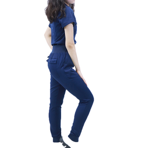 Wholesale Customized Color Rayon Silk Nurse <b>Scrubs</b> Unisex Printed Jogger Set Canvas Uniforms Hospital Use Needle Detection Mode - Product Image 5