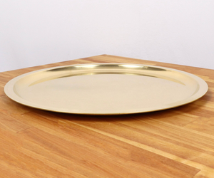 Vaisselle et assiettes rondes en laiton EPL couleur or en acier inoxydable en vrac en gros pour la cuisine et le service de table - Product Image 2