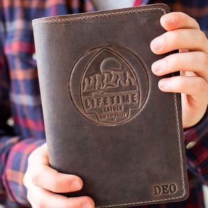 Couverture de journal en cuir personnalisée, faite à la main, design sur mesure, rechargeable, avec sangle, papier ligné, 8x6, journal de voyage, cadeau pour homme et femme, Al-Amir - Product Image 3