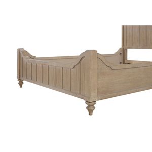 Letto con pannello in legno finitura Queen Sand dal design casual e transizionale - Product Image 6