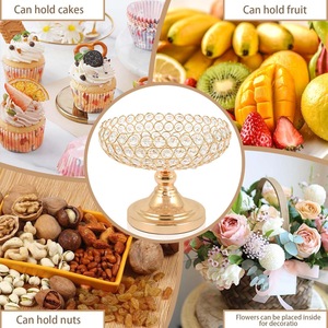 Vase à fleurs moderne en perles de cristal, durable, fait main, support floral décoratif, élégant centre de table pour mariage, événement, maison, fête - Product Image 5