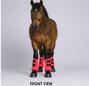 Bottes de protection équestres en néoprène pour chevaux, durables, absorbant les chocs, respirantes, soutien des jambes, protection, OEM personnalisé - Product Image 2