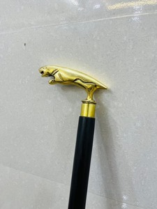 ไม้เท้าทองเหลืองขัดเงาอเนกประสงค์-ไม้พะยูงพับได้ 3 ท่อน จากอุทารัคชานด์ งานฝีมือโบราณของโลก รุ่น WS-022 - Product Image 2