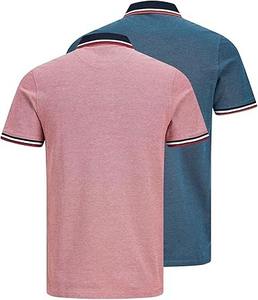 Polo pour homme en mélange de coton et de polyester lavé - Product Image 3