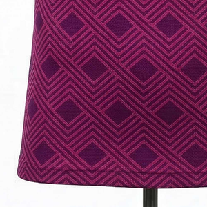 Camiseta de Punto para Hombre, Cuello Redondo, Manga Corta, Diseño Geométrico Morado, Transpirable, Corte Ajustado, Largo Regular, Estilo Casual - Product Image 6