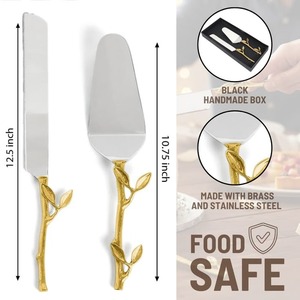 Designer Celebration Serving <b>Set</b> – Premium Cake Knife & Dessert Server for Chic Entertaining - Product Image 1